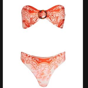 Zimmerman Lyre Bamboo Ring Bikini Size 1